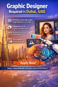 Graphic Designer Required in Dubai