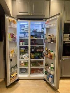 Siemens brand side by side refrigerator